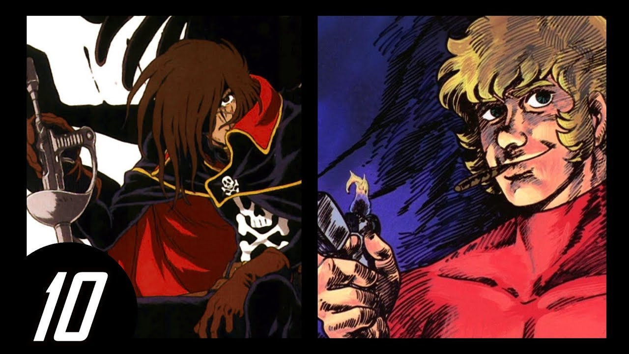 Top 20 Manly Anime Characters Part 10 feat: Captain Harlock & Cobra -  YouTube