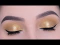 Golden Eye Makeup: Simple Tutorial for Nice Result