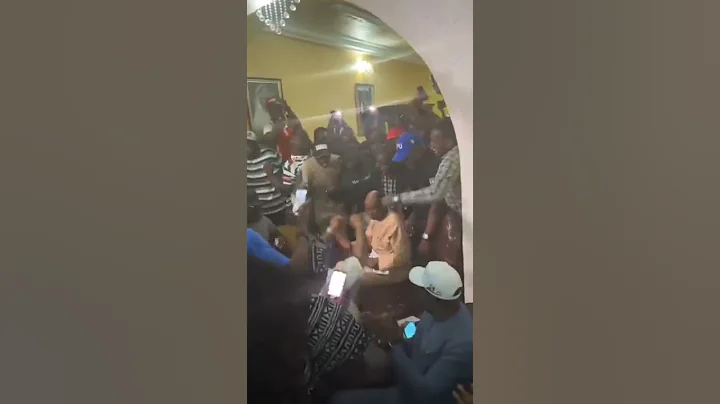 The moment Davido's uncle Senator Ademola Adeleke was announced as the new Osun State Governor