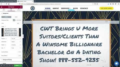 ELEMENTOR TUTORIAL – How to change a homepage hero/header image section background