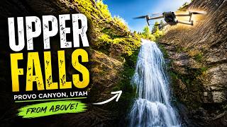 Upper Falls Utah From Above | Epic Drone Footage in Provo Canyon
