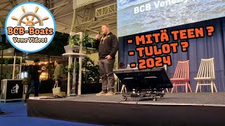 Kävin esittelemässä BCB Veneily ja Saaristo kanavaa Helsingin Venemessuilla 2024.