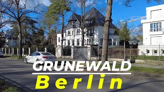 WALKING Tour through the RICHEST neighborhood in BERLIN | District GRUNEWALD