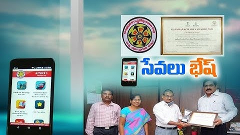 APSRTC Gets National Award | for Introducing of Digital Ticketing System