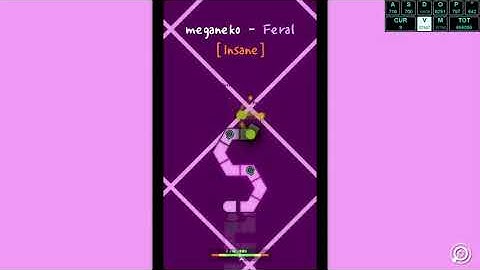 ADOFAI Custom Meganeko - Feral [Insane] 33 Checkpoint Clear [Map by 매직큐브21]