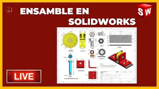 Diseño de Ensamble en Solidworks #solidworks