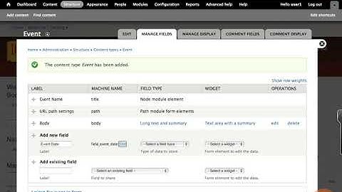 Drupal 7  Foundation 46 Drupal Create Events