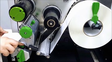 TSC MH240T Loading the Label Media - Saito Labels