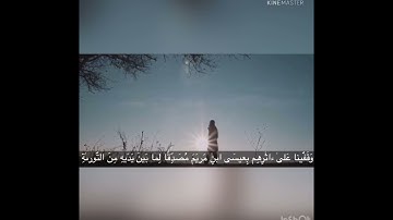 مقطع مؤثر من سورة المائدة للقاريء الشيخ أحمد النفيس🌟