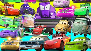 Looking For Disney Pixar Cars Lightning Mcqueen, rip clutchgoneski, Hudson Hornet, The King