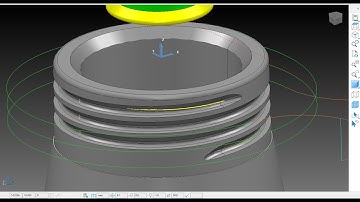 28 Crear una rosca de interpolacion externa con Powermill CAD CAM
