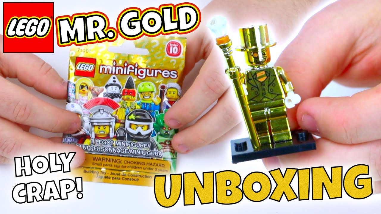 Jonglere Utroskab mulighed I FOUND MR GOLD!!! LEGO Series 10 Minifigure Unboxing - YouTube