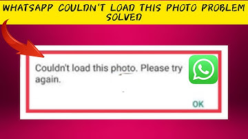 How To Solve WhatsApp "Couldn