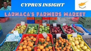 Saturday Farmer's Market Larnaca Cyprus.