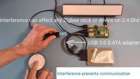 Demo: Zigbee interference caused by USB 3.0