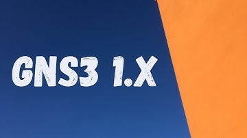 Up & Running With GNS3 1.X