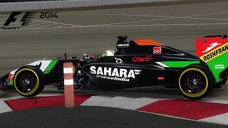 [F1 2014] Sahara Force India-Mercedes VJM07 @ Bahrain International Circuit ► Test Day [HD]