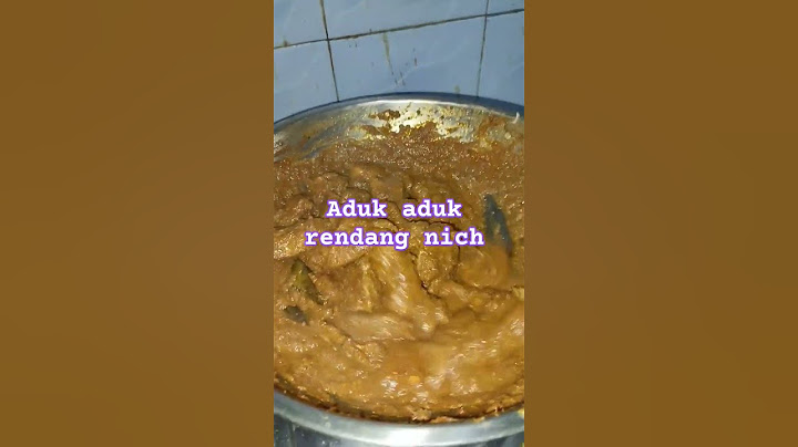 Cara buat rendang sapi #qurban #idul adha #lezat