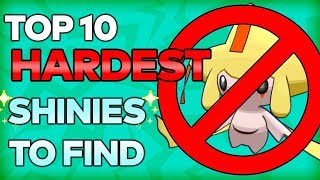 Top 10 HARDEST Shiny Pokémon to Find!