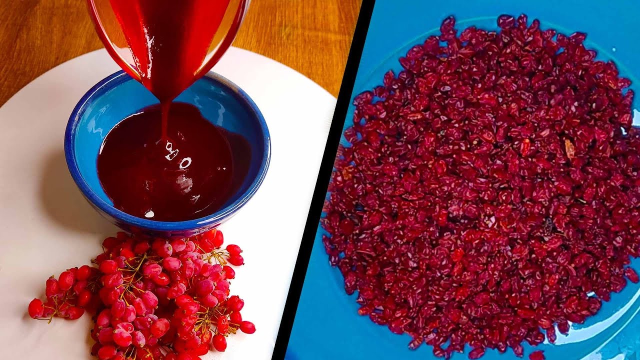 آموزش سس زرشک خانگی فوق العاده خوشمزه مخصوص مرغ و ماهی/How To Make barberry sauce