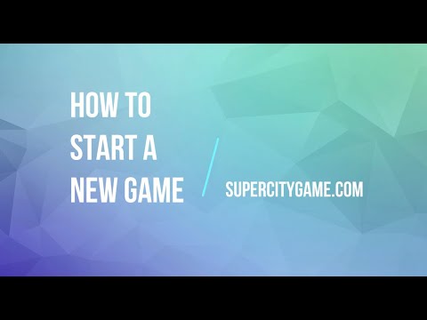 SuperCity Portal: How to Start a Completely New Game