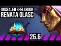 RENATA GLASC &amp; Sivir vs TRUNDLE &amp; Jhin (SUP) | Unsealed Spellbook | EUW Master | 26.6