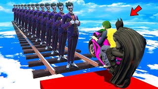 JOKER Challenge BATMAN For Ultimate Ramp in GTA 5 | Batmobile Stolen