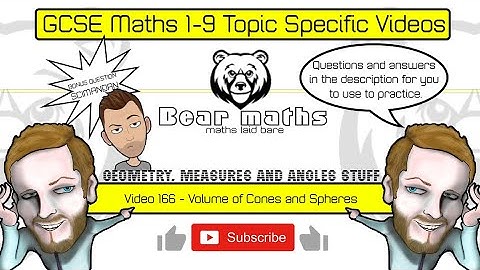 166 - Volume of Cones and Spheres - Grade 5