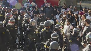 Unrest after UC San Diego encampment dismantled, arrests made