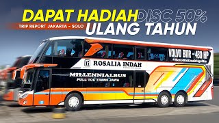 ROSALIA INDAH EMANG TERBAIK DIKASIH DISKON 50% || TRIP ROSALIA INDAH SDD '123' Jakarta - Solo