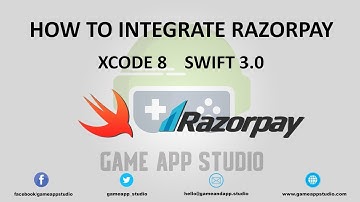 Steps:- How to integrate RazorPay into your iOS App using X code