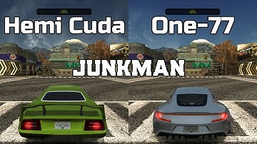 Plymouth Hemi Cuda vs Aston Martin One-77 - NFS MW Redux V3 - WHICH IS FASTEST ?