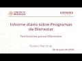 Conferencia de prensa. Informe diario sobre Programas de Bienestar. Domingo 26 de julio, 2020