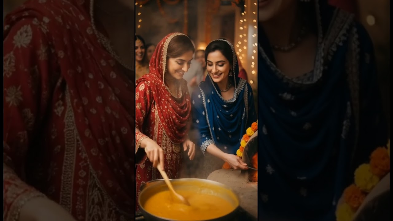 Beautiful Pathan Women Cooking at Wedding