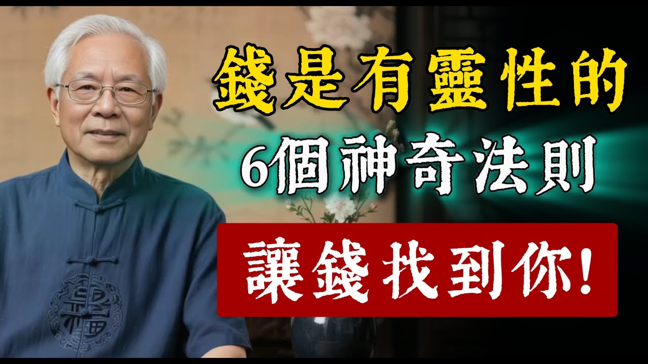賺錢的核心根本不是辛苦拼命！那些能賺到大錢的人，都開悟了一個關鍵：錢是有靈性的！