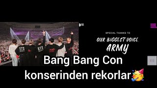 Bang Bang Con konserinden yeni rekorlar:)
