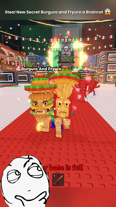 Steal New Secret Burguro and Fryuro Failed a Brainrot