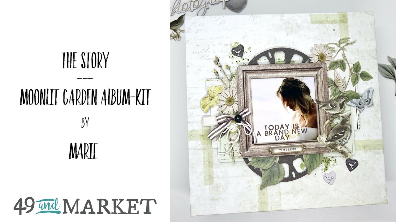 49 AND MARKET Vintage Artistry Big Album Kit: Moonlit Garden