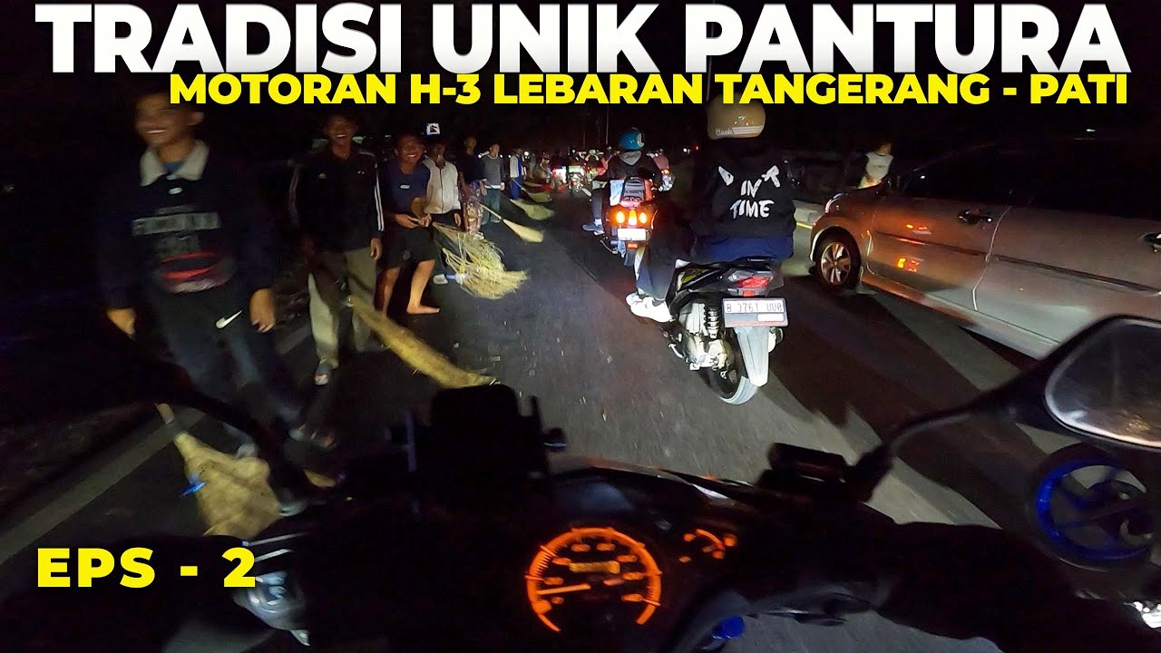 CUMA ADA DI PANTURA‼️Mudik Lebaran Motoran Di Pantura Itu Suasananya Selalu Bikin Kangen