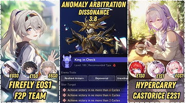 V2 | Firefly E0S1 SuperBreak x  Hypercarry Castorice E2S1 Clears Normal | Anomaly Arbitration 3.8