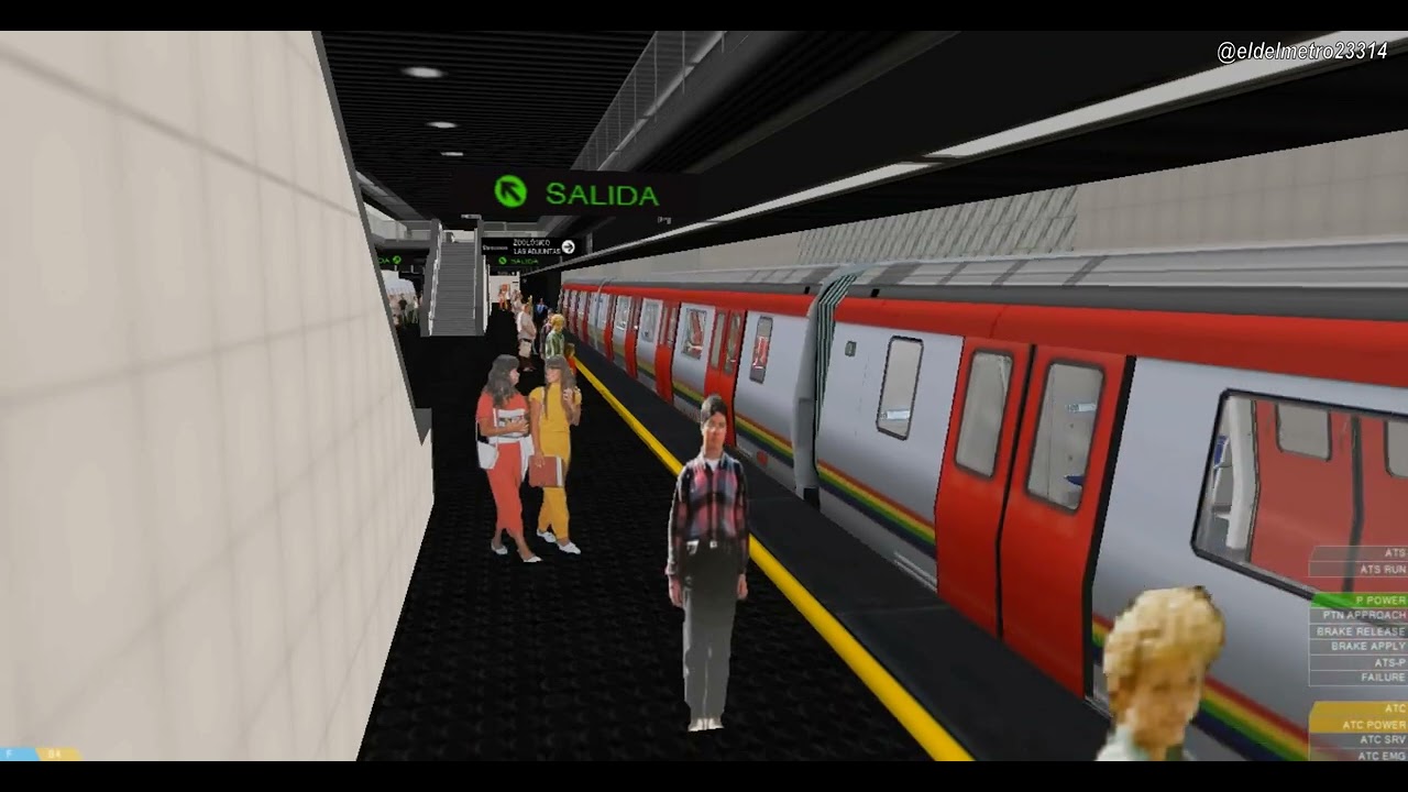 OpenBVE MCCS | 35: Recorrido Línea 2 [El Silencio - Antímano] con el Tren CAF Renfe S6