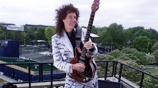 Brian May on the roof of Buckingham Palace- Queen's Jubilee - God Save The Queen