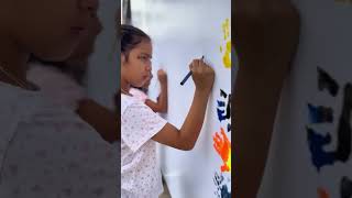Mural de pintura #juntosporlapaz