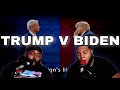 Donald Trump vs Joe Biden. Epic Rap Battles Of History - (REACTION)