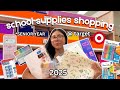 SCHOOL SUPPLIES SHOPPING 2025📚|| back to school, target restock, senior year