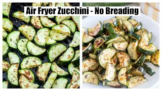 Air Fryer Zucchini No Breading