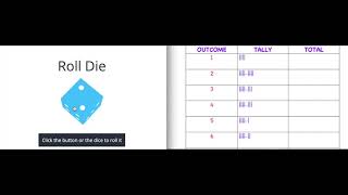 Expected Frequency and Experimental Probability: Single Dice Roll Experiment