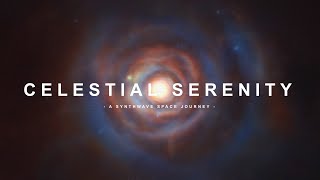 Celestial Serenity: A Synthwave Space Journey
