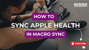 How to Sync Apple Health with Macro Sync