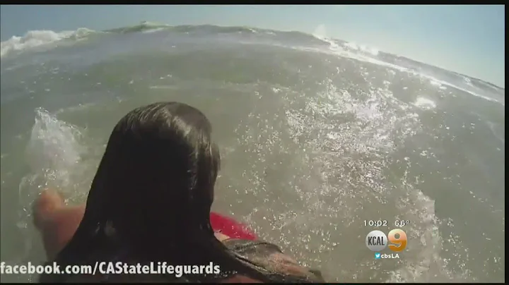GoPro Video Shows Dramatic Rescue Of Frantic Swimmer Caught In Rip Current